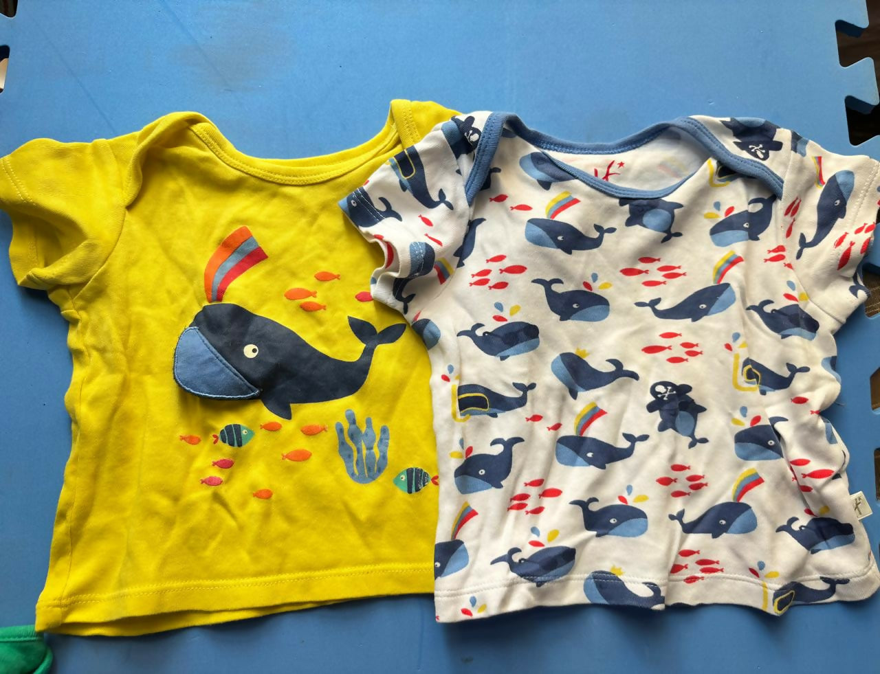 HAMLEYS pure cotton baby T-shirts – soft, colorful pack of 4 with half & full sleeves.