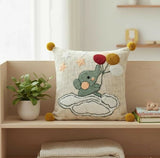 CUDDLE KIDS Hand-Stitched Throw Cushion Covers (Set of 2)