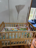 Baby hug cot cum rocker+ mattress