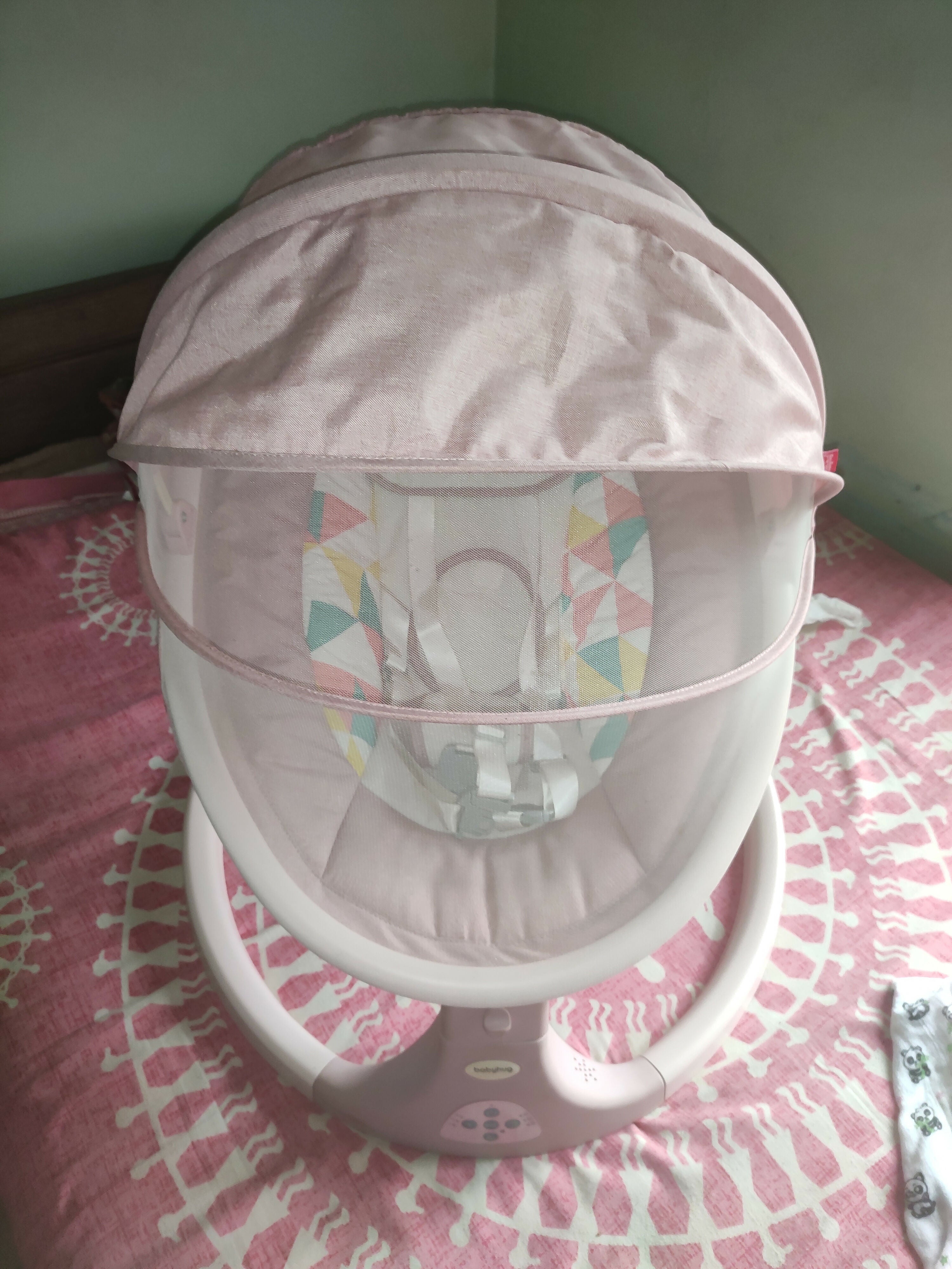 Automatic electric baby swing cradle