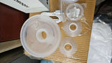 ROBOSON wearable breast pump with hands-free design, compact milk collection cups, adjustable suction settings, and portable pumping support for breastfeeding mothers.