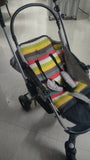 R for Rabbit Chocolate Ride stroller with reclining seat, smooth wheels, safety harness, adjustable canopy, and comfortable travel design for babies and toddlers.