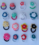 Keep your baby girl's hair stylish and secure with these soft, snag-free rubber bands!