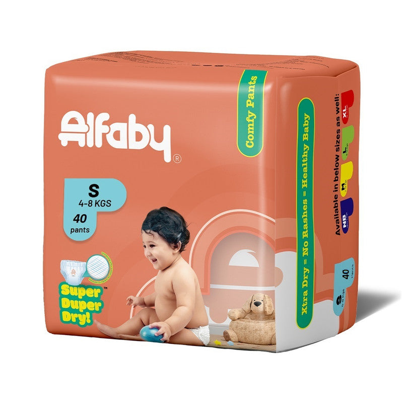 ALFABY Baby Diapers | Comfy pants - S (40 Pieces)