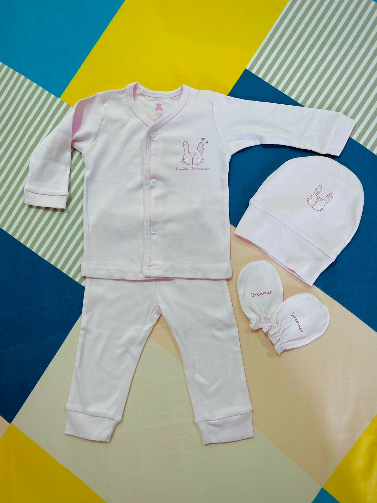 Explore the adorable I Bears Baby Pure Cotton Set, featuring 100% soft, breathable cotton with cute bear prints, perfect for all-day comfort and style.