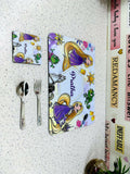 Personalized Kids Dinner Placemat Combo Set