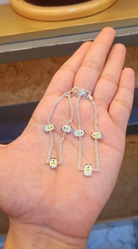 Silver 92.5 Hallmark Silver Jewelry Payal/Anklets for Baby Girl