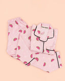 MELLOW Sweet Watermelon night suit with soft comfortable fabric, playful watermelon-themed print, relaxed fit, and cozy comfort for bedtime, sleep, and everyday lounging.