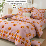 SUMMERBELL double bed quilted comforter made from soft, breathable fabric with plush filling and elegant quilted stitching for cozy warmth and year-round comfort.