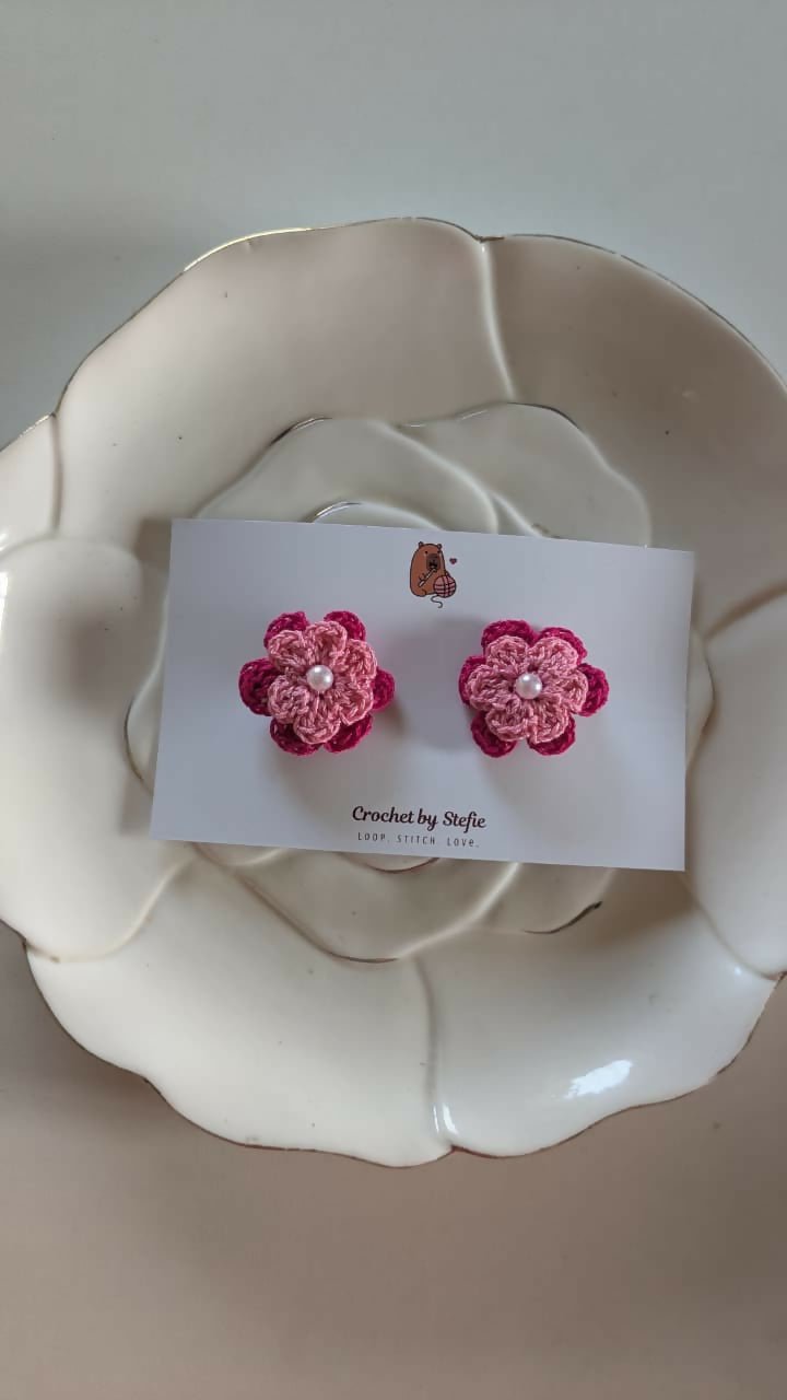 Crochet Hair Clips
