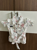 Floral baby outfit