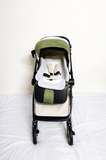 TIAANRUI Compact Travel Baby Stroller/Pram with a lightweight foldable frame, reclining seat, adjustable canopy, 5-point safety harness, smooth wheels, and storage basket for comfortable travel with babies and toddlers.