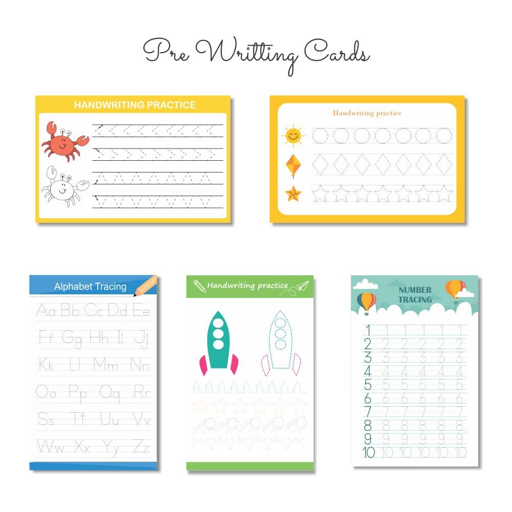 ZOOPLAY Numbers Rewritable Flashcards / Tracing Mats