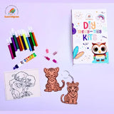 I LEARNNGROW Teeny Tiny Space Door Handle and Name plate + Teeny Tiny Animal Painting kit