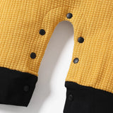 Patpat Long-sleeve Knitted Jumpsuit with Hat Set - PyaraBaby