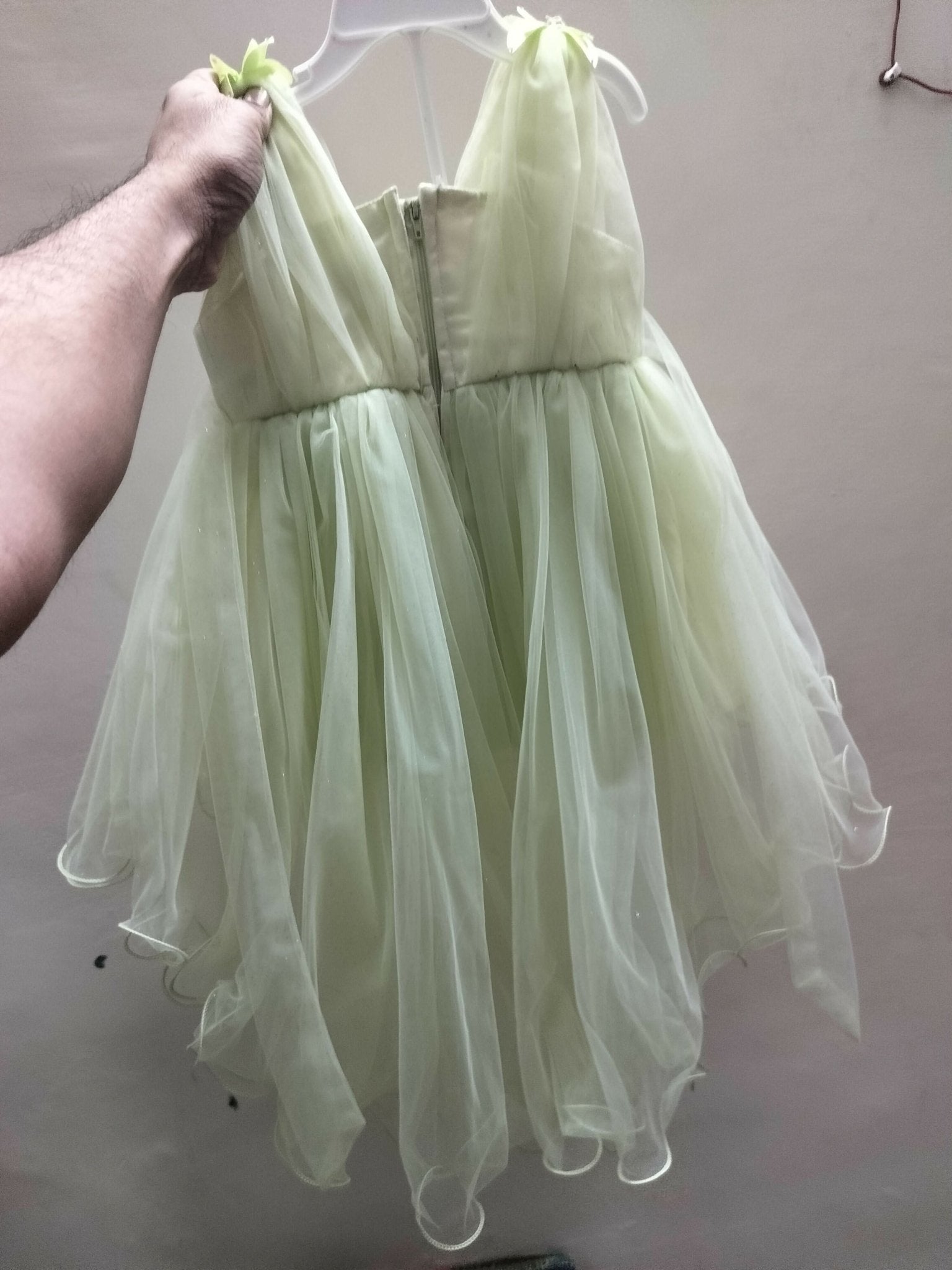 Green Party Wear Frock