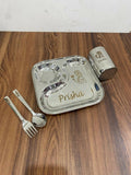 Personalised Snack 2 Partition Thali Set