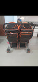 Mee Mee twin stroller pram for babies with dual seating, safety harnesses, smooth wheels, adjustable canopies, and comfortable design for outings with two children.