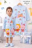 3 PCS Unique Kids Bathrobe Set