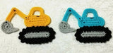 Handmade Crochet Bulldozer Rakhi