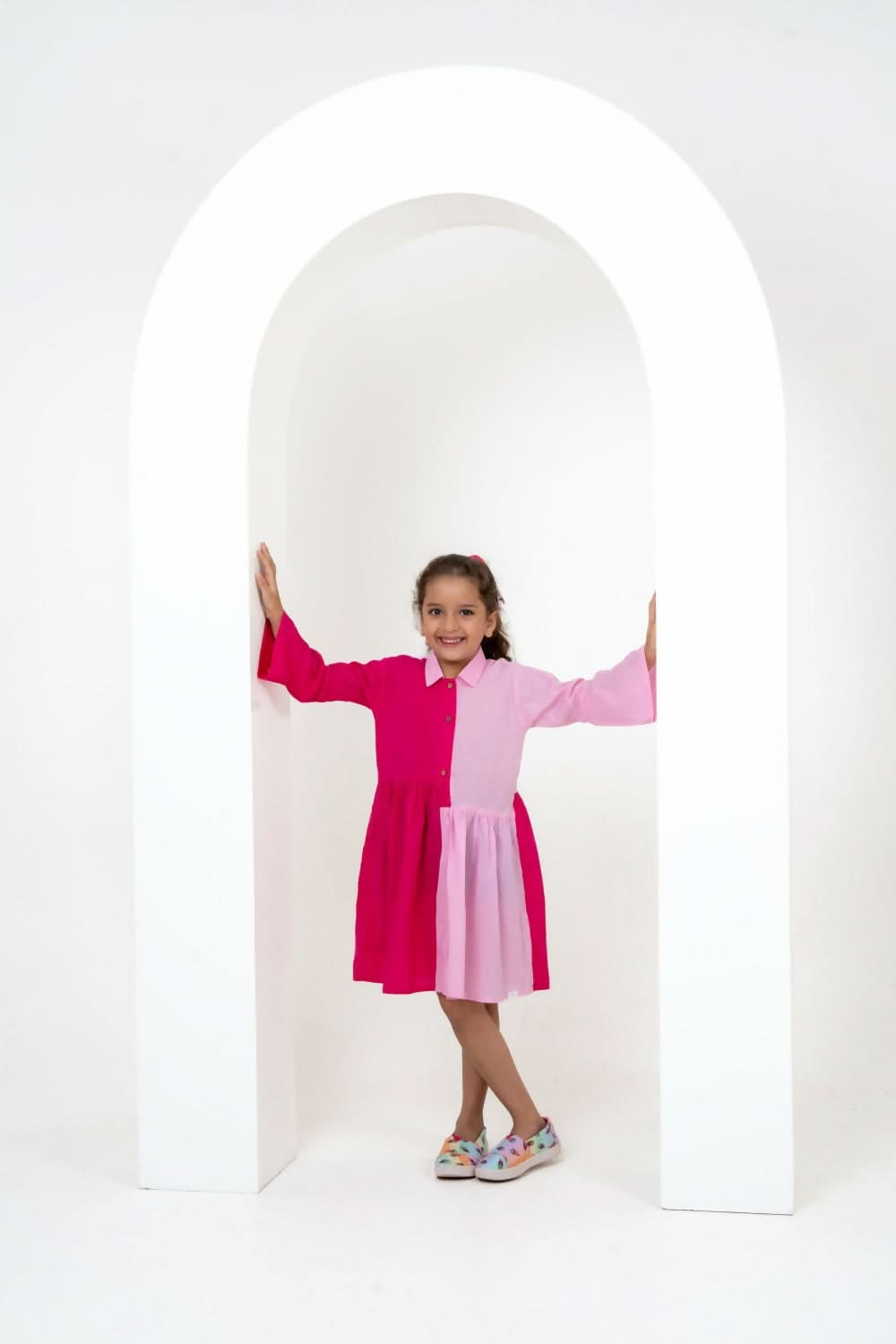 Bubblegum Bliss Girl's Dress - PyaraBaby