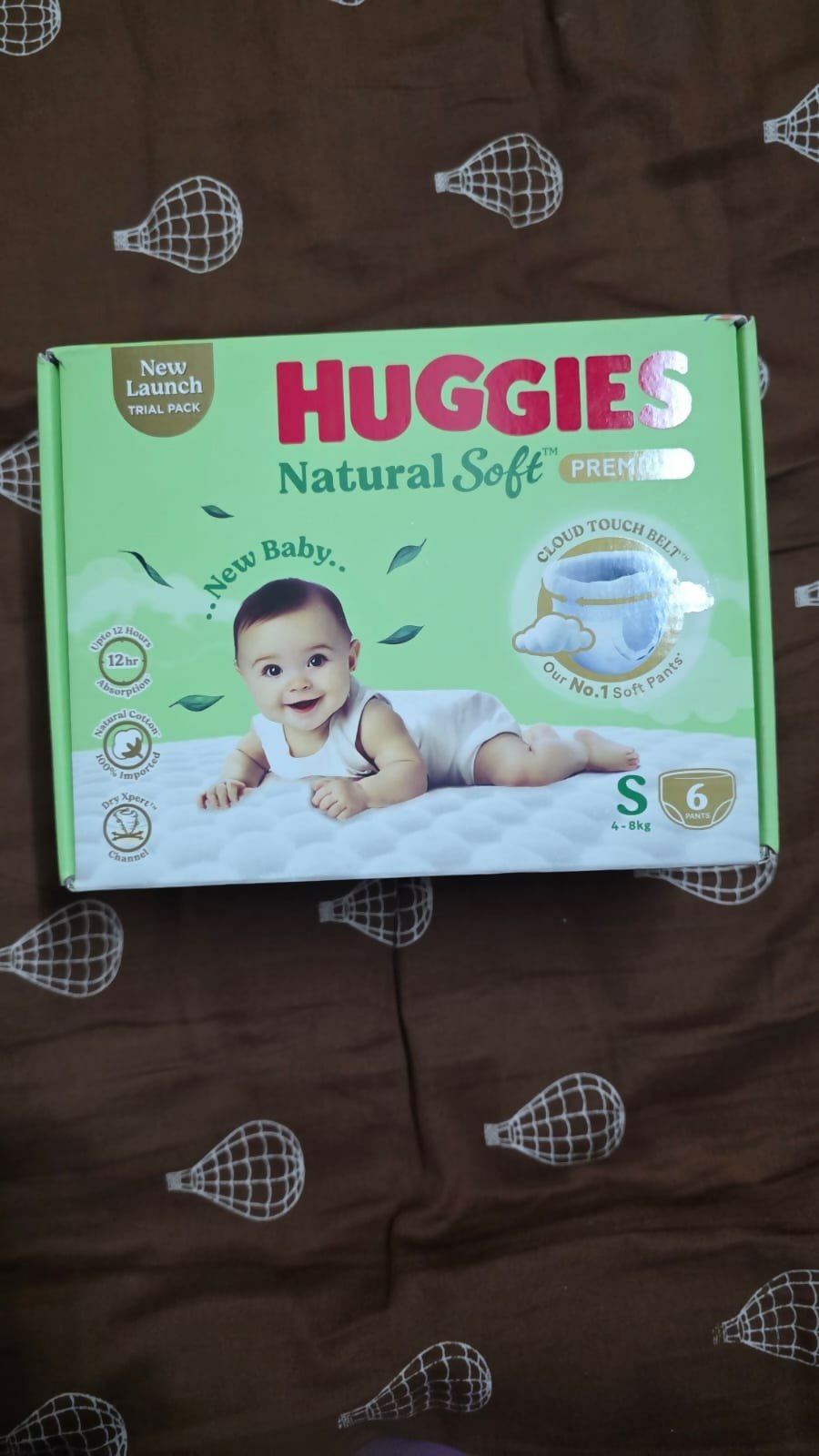 HUGGIES Natural Soft 12 Hrs Nappies