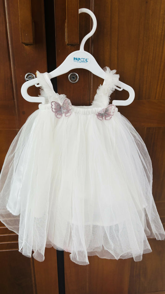 Baby white frock