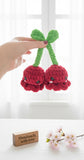 Crochet velvety keychain