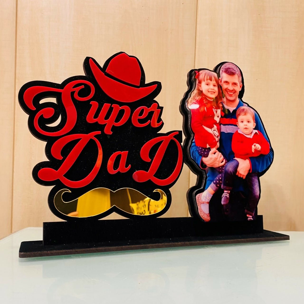 PERSONALIZED Father’s Day Special Table Top Photo with Cutout