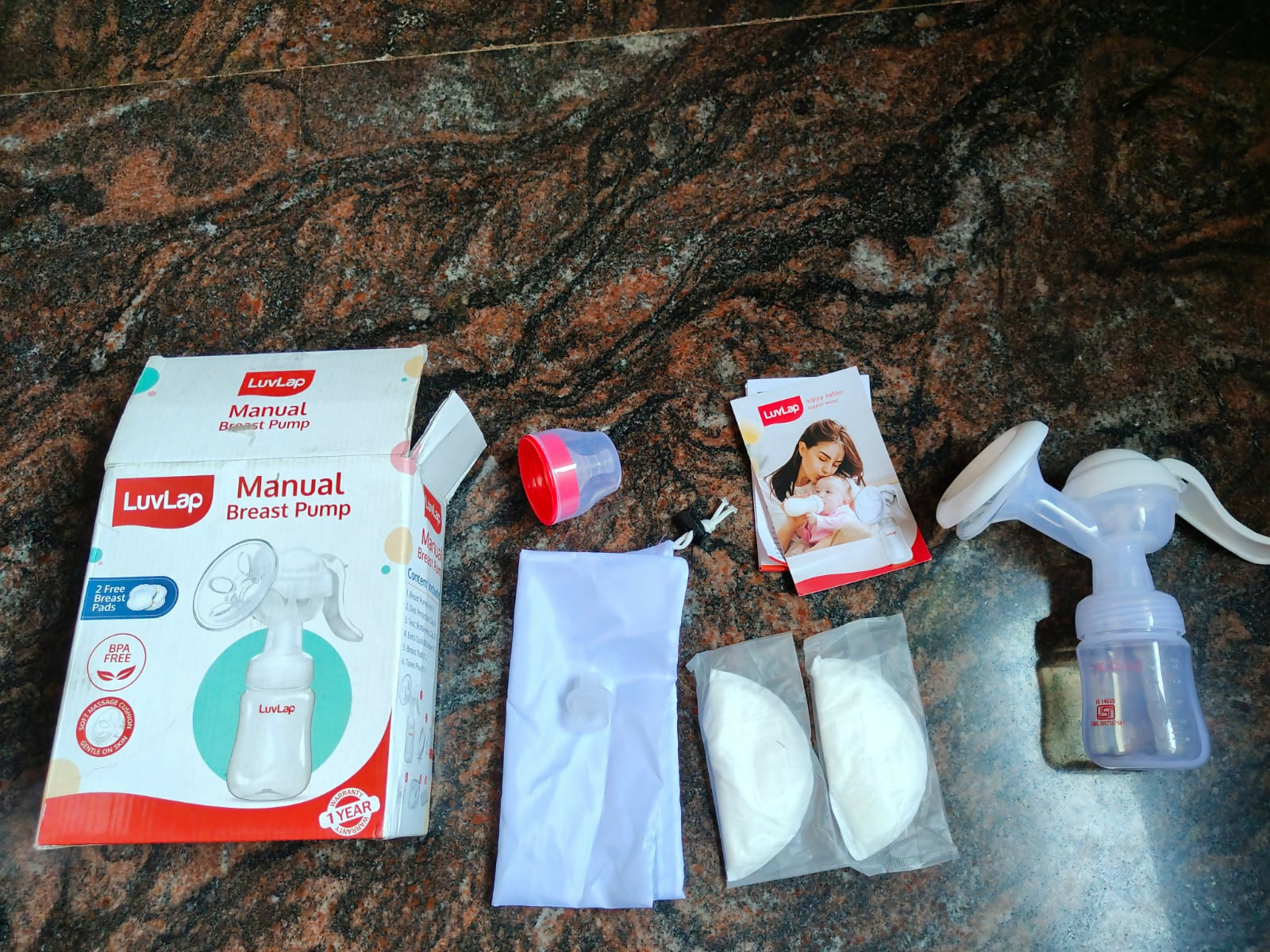 LuvLap Manual Breast Pump
