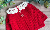 Soft and cozy Sweater, Cap, and Booties Set for babies, offering warmth, comfort, and style for colder days.