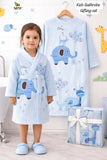 3 PCS Unique Kids Bathrobe Set