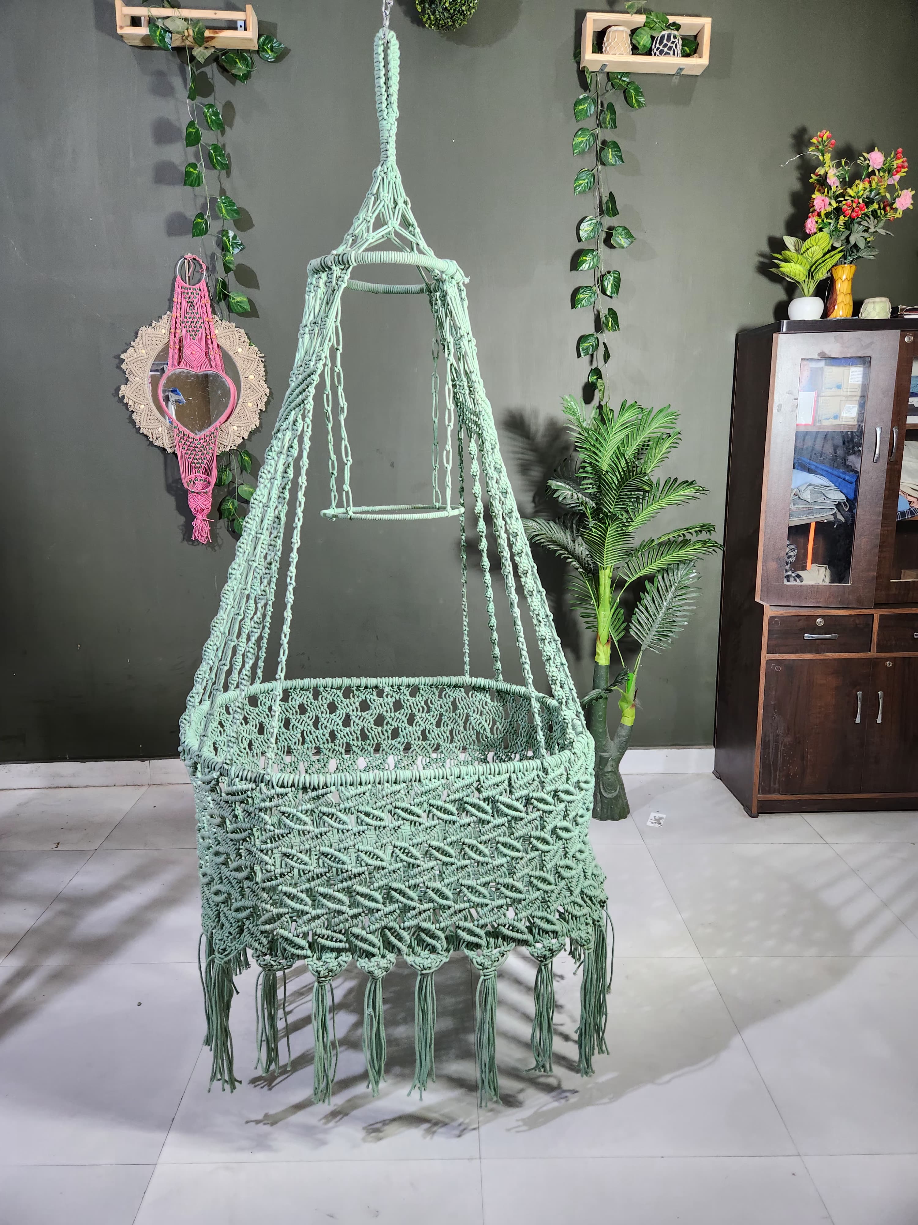 Macrame Swing Macrame Cradle Pattern - Main Image
