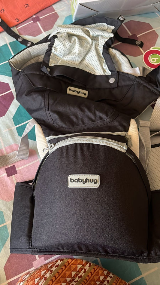 BABYHUG Baby Hip Seat Carrier | Ergonomic Baby Carrier for 3-36 Months