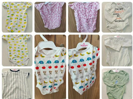 Set of 11 Baby Girl Clothes