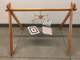 Wooden Activity Gym +3 Mobiles with Hanger For Newborn Baby