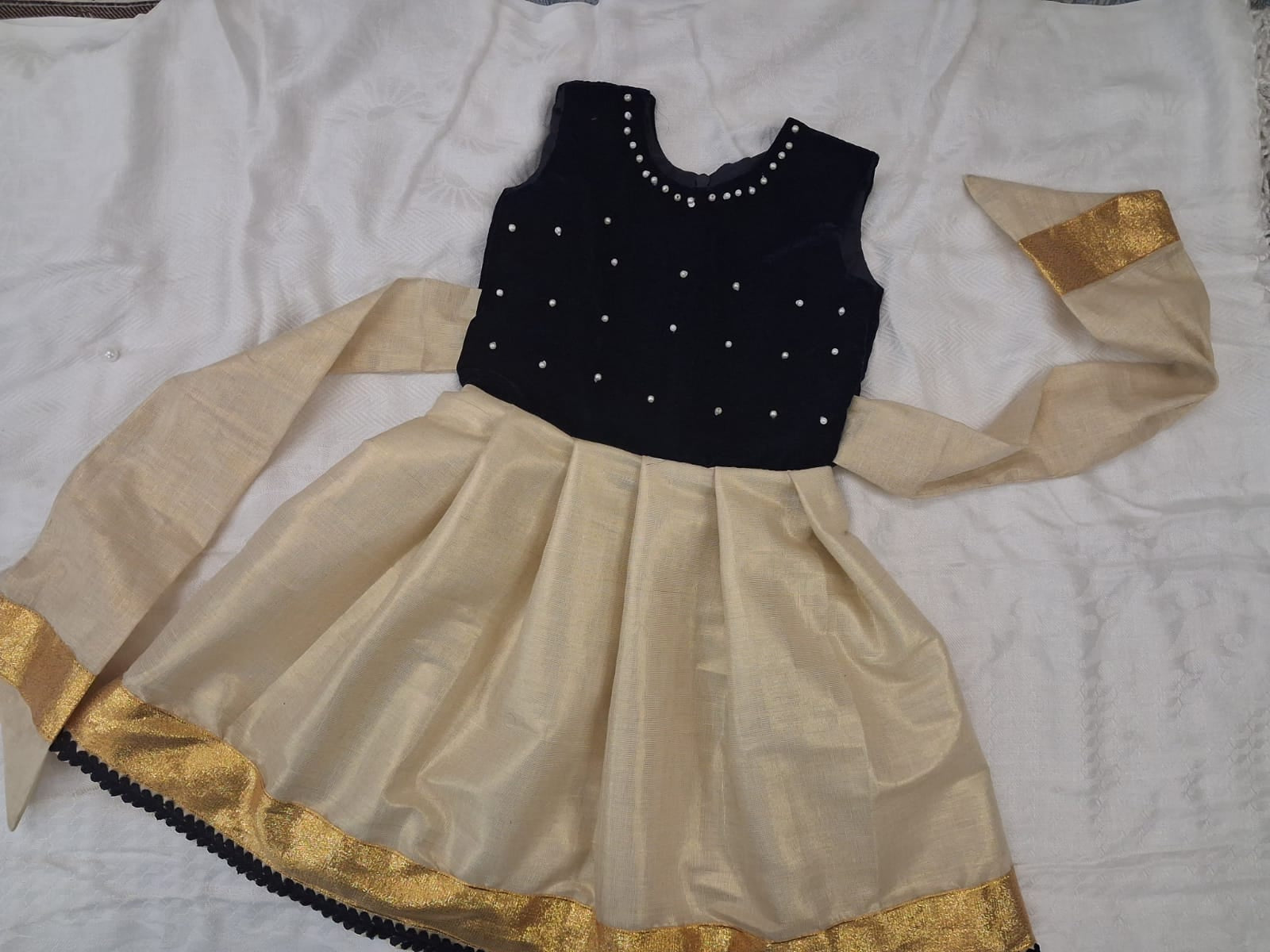 Kerela Style Lehenga Choli for Kids