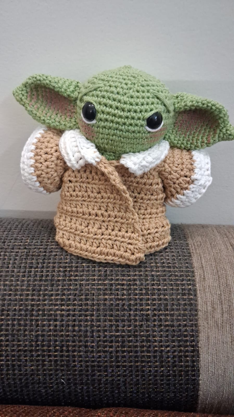 Crochet baby Yoda (din grogu)