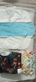 Combo of 2 SUPER BOTTOMS Uno Freesize Premium Cloth Diaper for Babies (3m-3y) + Organic Cotton Pad Free Size