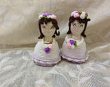 Crochet reversible doll flower bouquet.