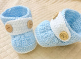 Crochet baby booties