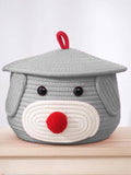 Woven Storage Basket with Cap /Christmas Special Baskets