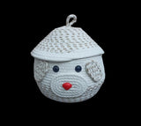 Woven Storage Basket with Cap /Christmas Special Baskets