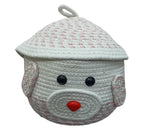 Woven Storage Basket with Cap /Christmas Special Baskets