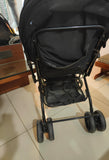 BABYHUG Symphony Stroller/Pram With Reversible Handle & Mosquito Net-Black