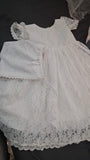 Baby Girl Baptism Frock with Cap