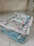 HAUS & KINDER Bundle of Joy Bedding Set (Vitamin Sea – White Blue)