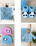 Baby blanket, sweater, beanie, and booties set for warmth and comfort, crafted from baby-safe materials, perfect for everyday use or gifting.