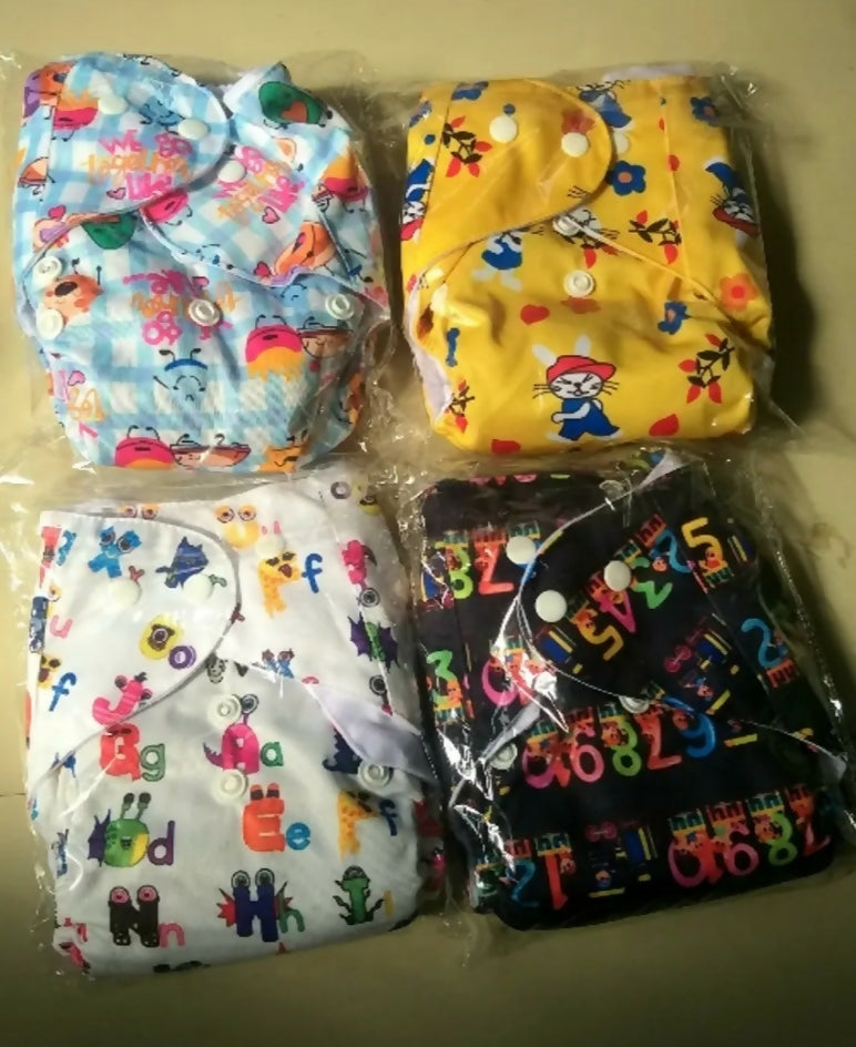 JAYDISON Baby Cloth Diaper(Combo of 4)
