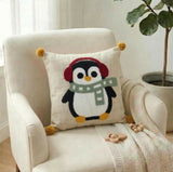 CUDDLE KIDS Hand-Stitched Throw Cushion Covers (Set of 2)
